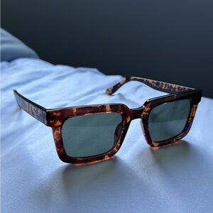 Meller Tigoli Tortoise Shell Square Sunglasses